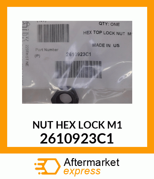 NUT HEX LOCK M1 2610923C1