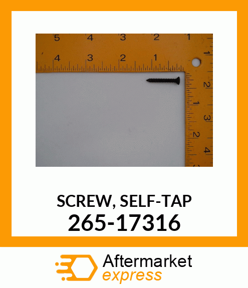 SCREW, SELF-TAP 265-17316