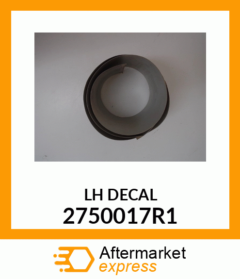 LH DECAL 2750017R1