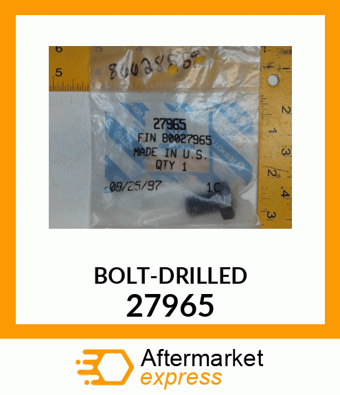 BOLT-DRILLED 27965