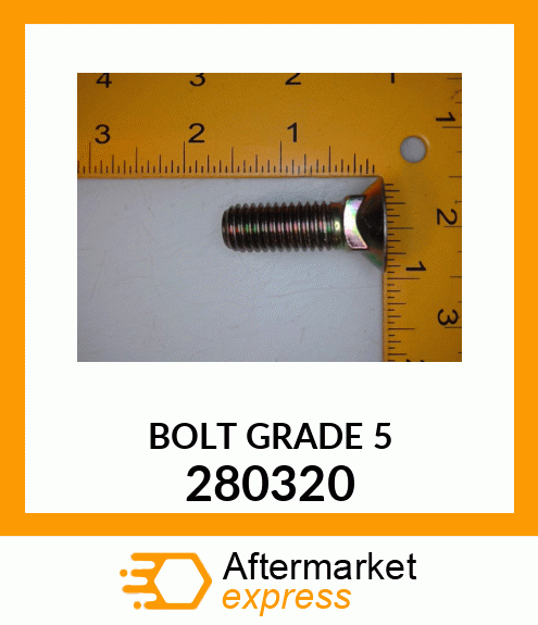 BOLT GRADE 5 280320