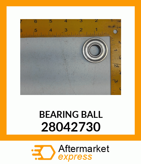 BEARING BALL 28042730