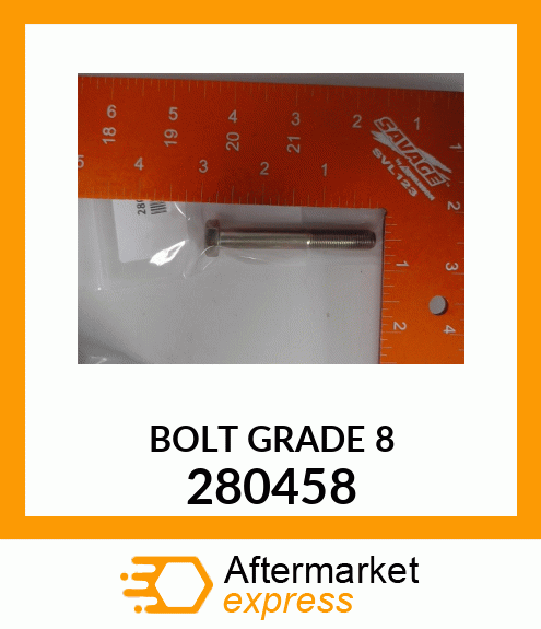 BOLT GRADE 8 280458