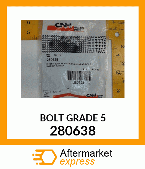 BOLT GRADE 5 280638