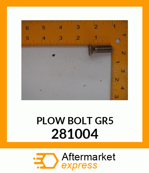 PLOW BOLT GR5 281004