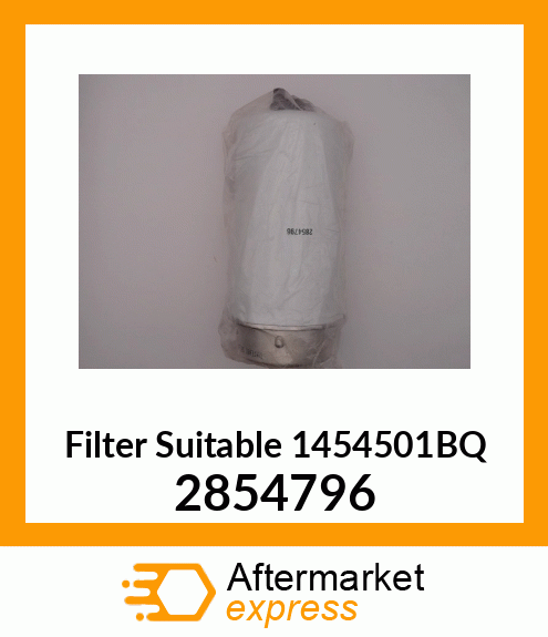 Filter Suitable 1454501BQ 2854796