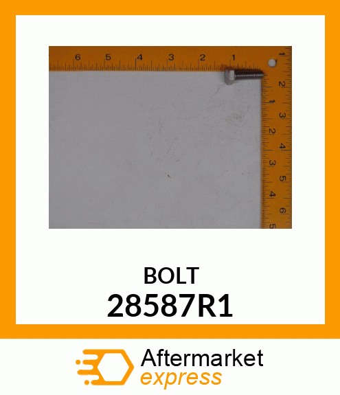 BOLT 28587R1