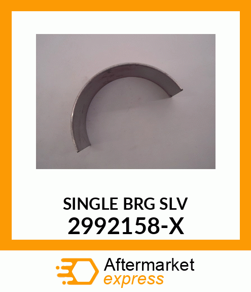 SINGLE BRG SLV 2992158-X