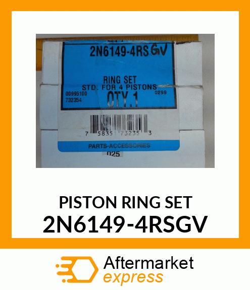 PISTON RING SET 2N6149-4RSGV