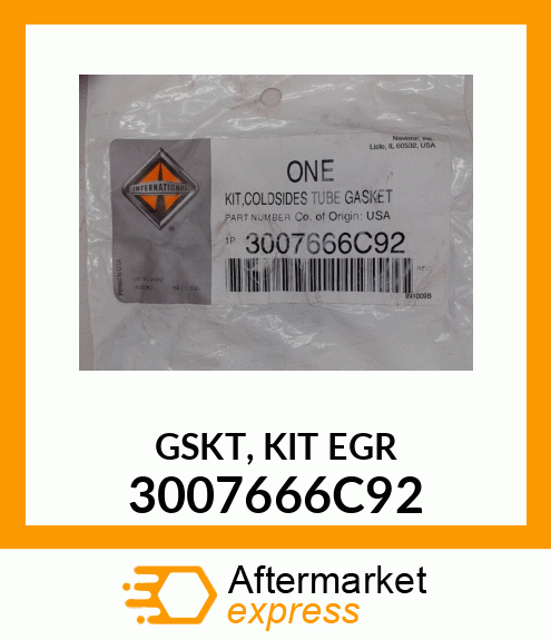 GSKT, KIT EGR 3007666C92