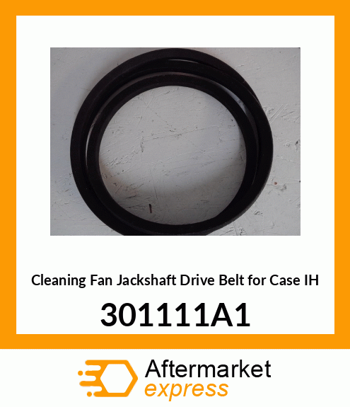 301111A1 Cleaning Fan Jackshaft Drive Belt for IH 301111A1