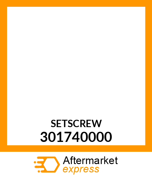 SETSCREW 301740000