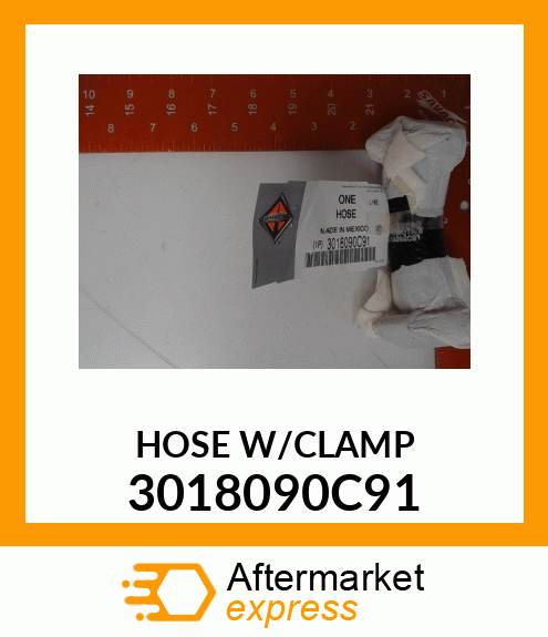 HOSE W/CLAMP 3018090C91