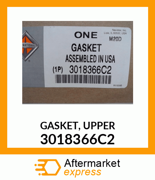 GASKET, UPPER 3018366C2