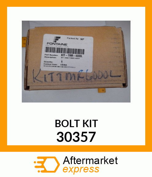 BOLT KIT 30357