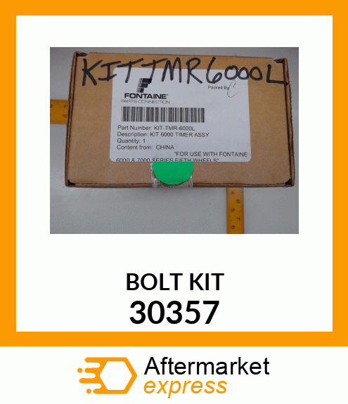 BOLT KIT 30357