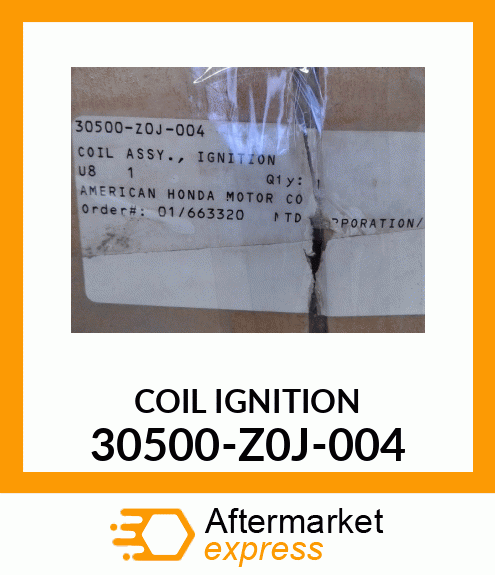 COIL IGNITION 30500-Z0J-004