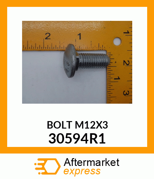 BOLT M12X3 30594R1