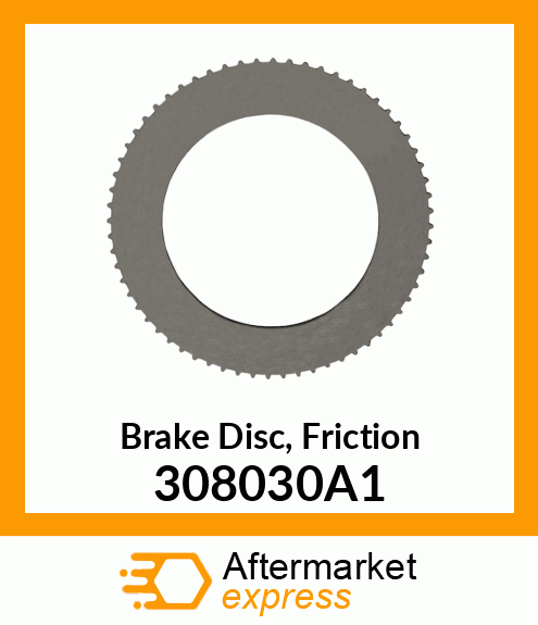 Brake Disc, Friction 308030A1