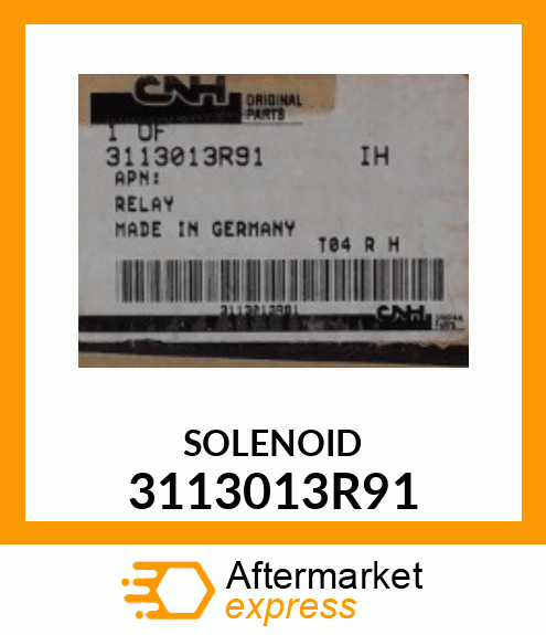 SOLENOID 3113013R91