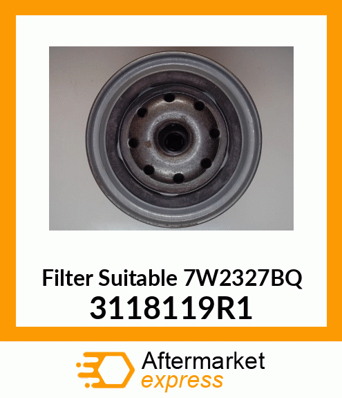 Filter Suitable 7W2327BQ 3118119R1