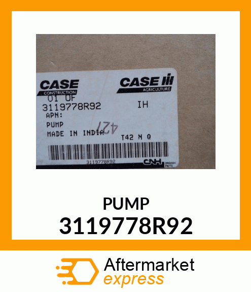 PUMP 3119778R92