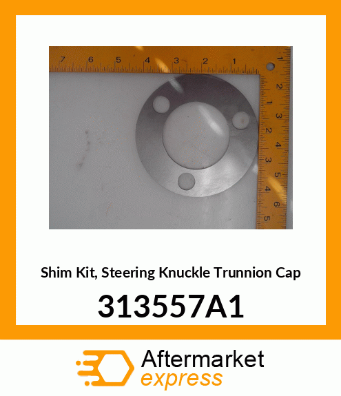 Shim Kit, Steering Knuckle Trunnion Cap 313557A1