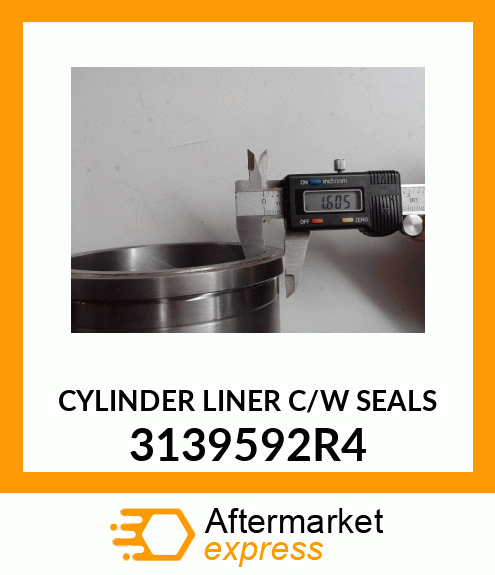 CYLINDER LINER C/W SEALS 3139592R4