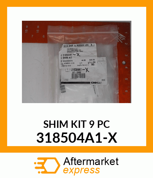 SHIM KIT 9 PC 318504A1-X