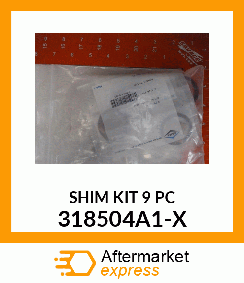 SHIM KIT 9 PC 318504A1-X