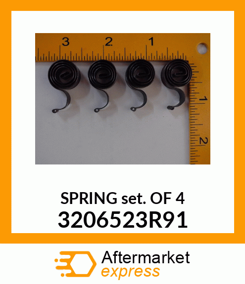 SPRING SET OF 4 3206523R91