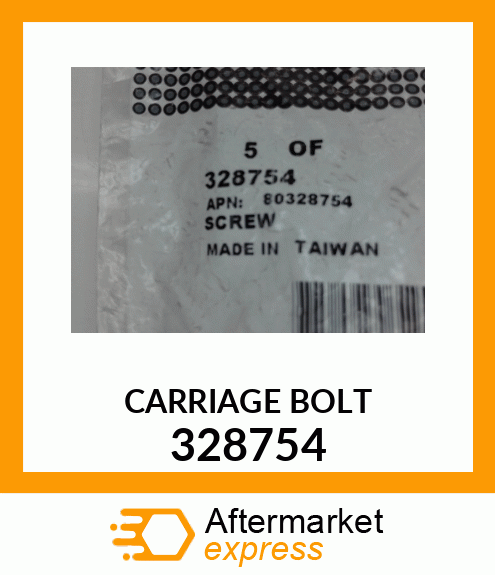 CARRIAGE BOLT 328754