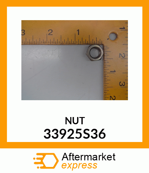 NUT 33925S36