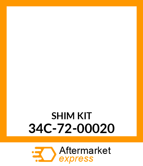 SHIM KIT 34C-72-00020