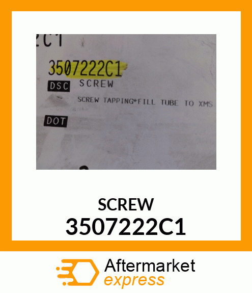 SCREW 3507222C1