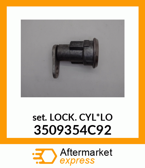 SET LOCK CYL*LO 3509354C92