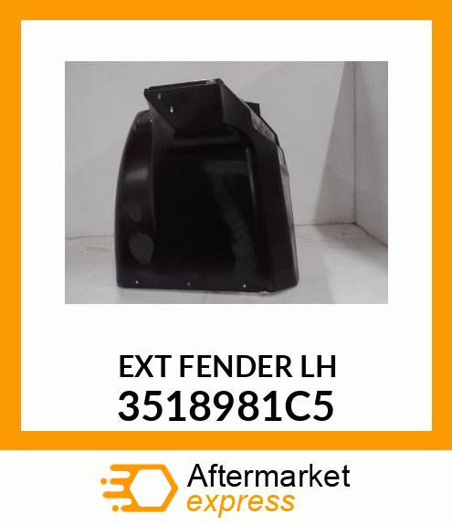 EXT FENDER LH 3518981C5