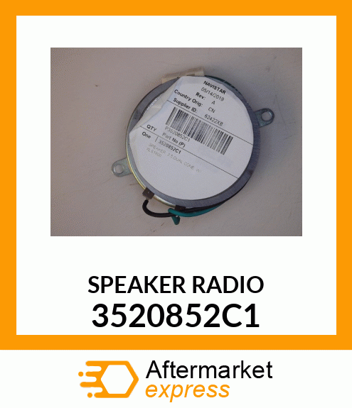 SPEAKER RADIO 3520852C1