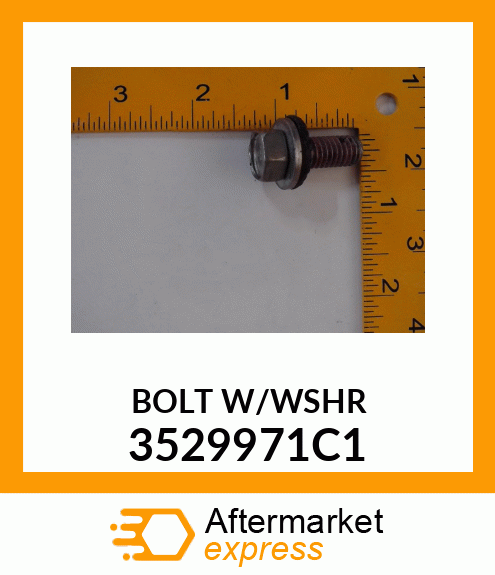 BOLT W/WSHR 3529971C1