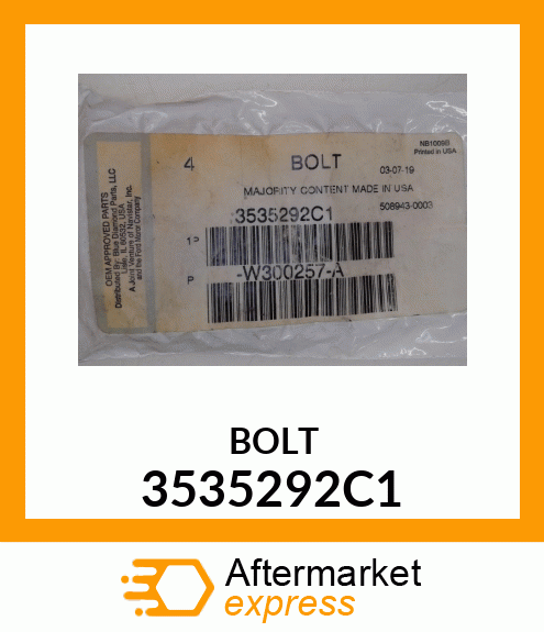 BOLT 3535292C1