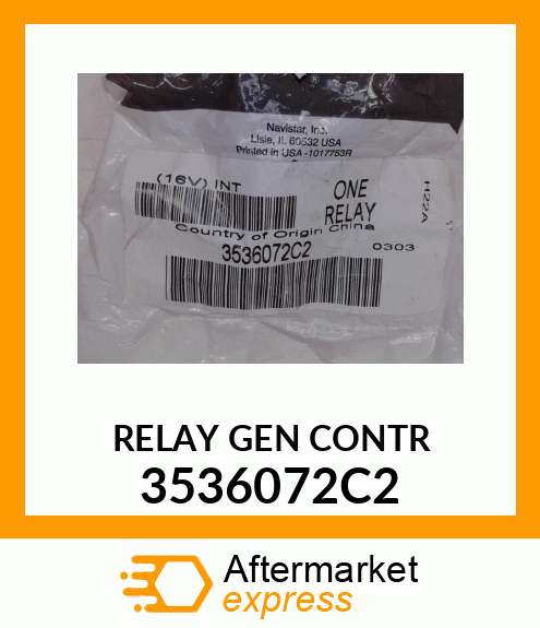 RELAY GEN CONTR 3536072C2