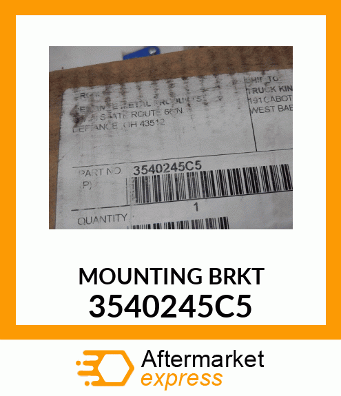 MOUNTING BRKT 3540245C5