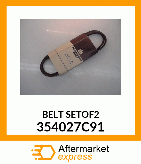 BELT SETOF2 354027C91