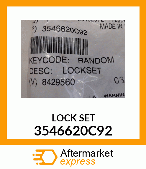 LOCK SET 3546620C92