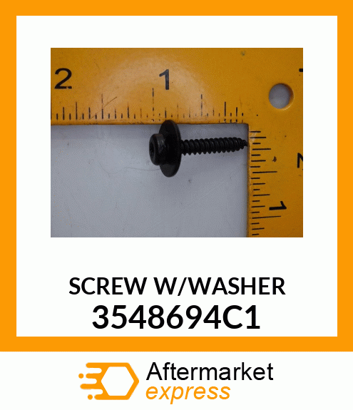 SCREW W/WASHER 3548694C1