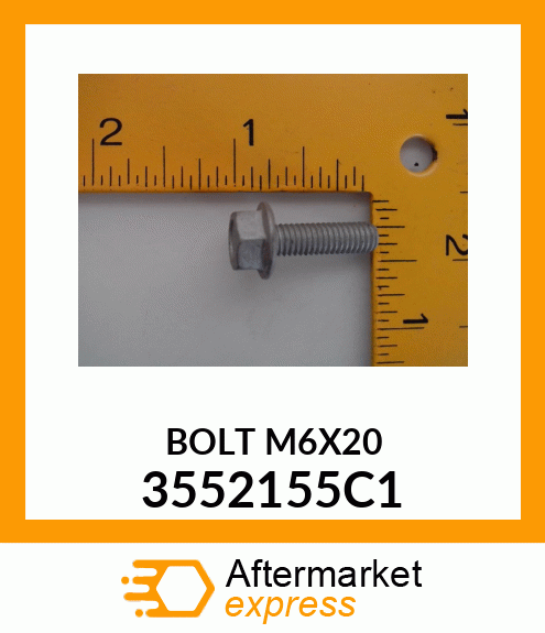 BOLT M6X20 3552155C1