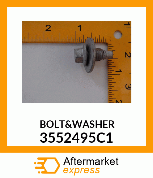 BOLT&WASHER 3552495C1