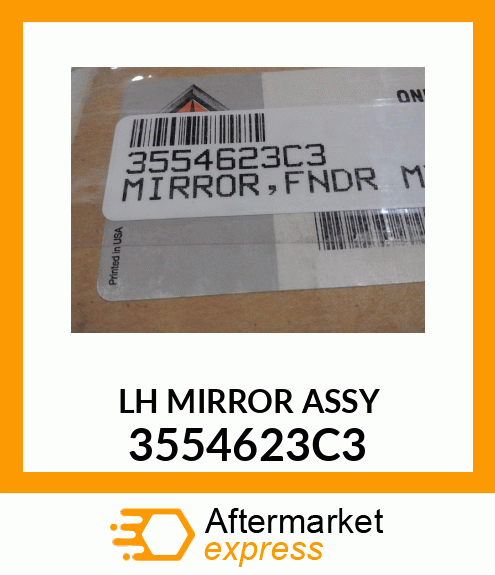 LH MIRROR ASSY 3554623C3