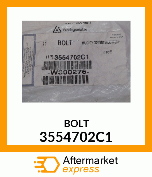 BOLT 3554702C1