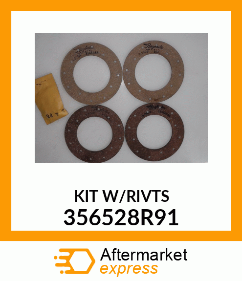 KIT W/RIVTS 356528R91